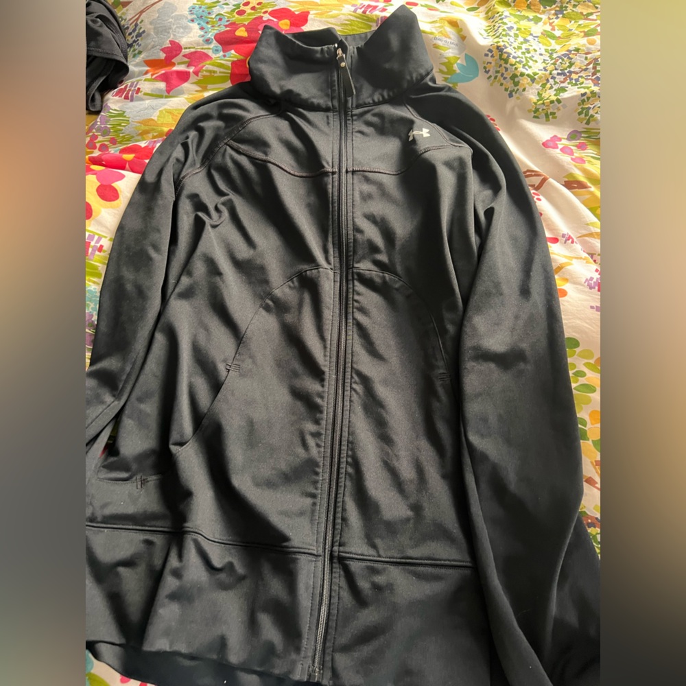 Under Armour Black Full-Zip Jacket medium